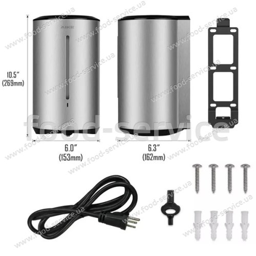 Автоматический дозатор для дезинфицирующего средства Berg AK3131 2,1л сатин матовый стальной